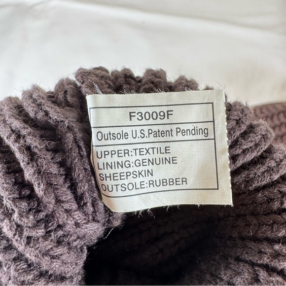 UGG Classic Cardy Brown Argyle Knit Sweater Boots size 8 with Box - Picture 11 of 12